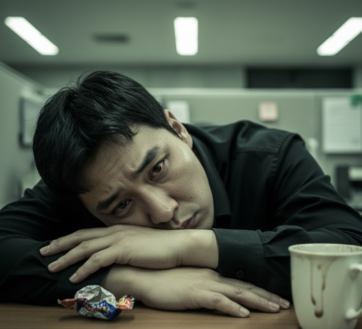 A candy-and-coffee diet will turn your 9-to-5 into a tired, cranky zombie shift.