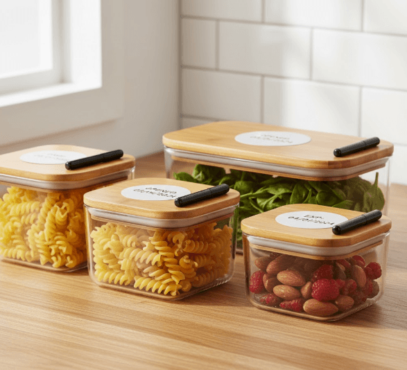 Use labeling to easily start your Zero Waste routine.