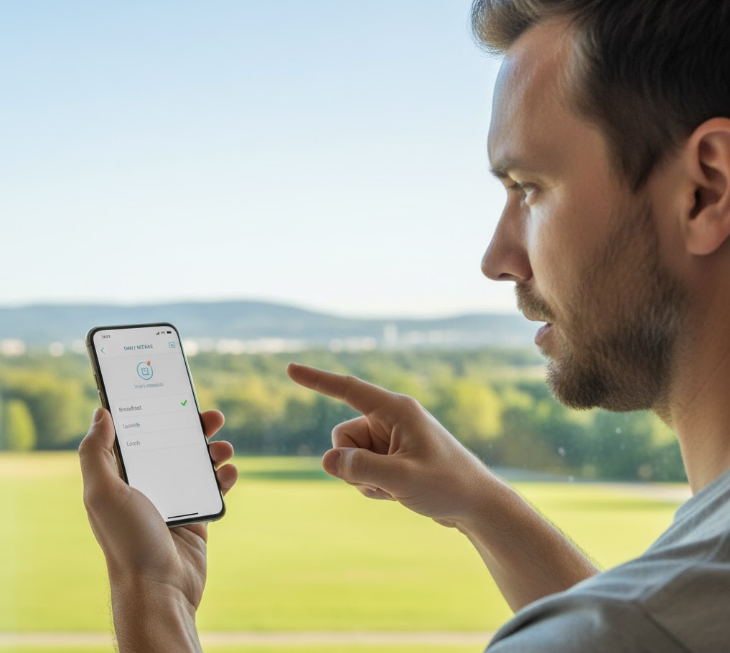 Action plan for Vitamin D and heart health: track dosage, exercise, and diet.