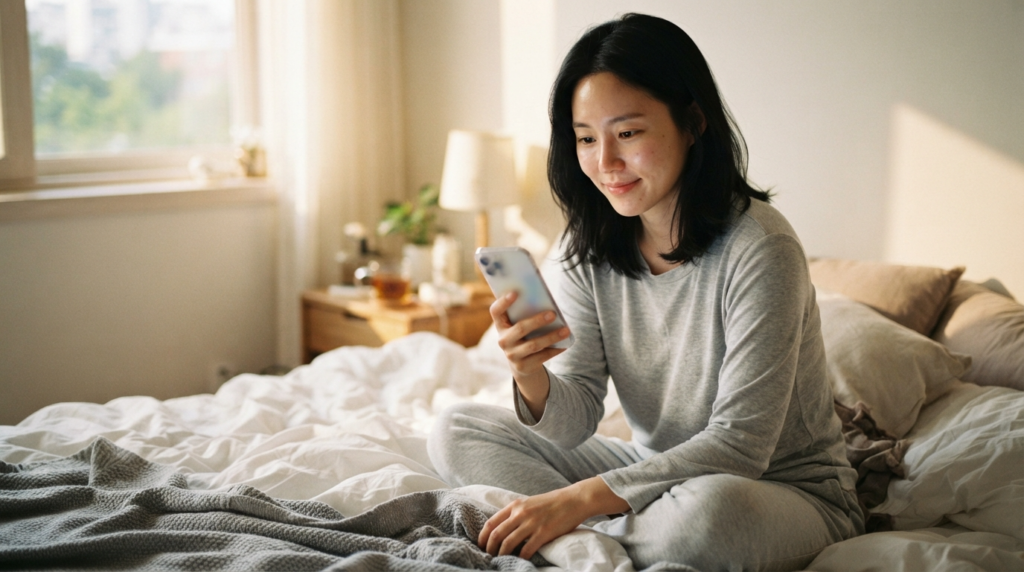 블로그 통계 화면에서 일별 방문자 수 지표를 분석하는 모습