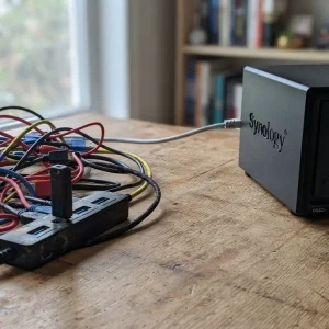 synology nas docker wordpress 구축을 위해 연결된 시놀로지 기기