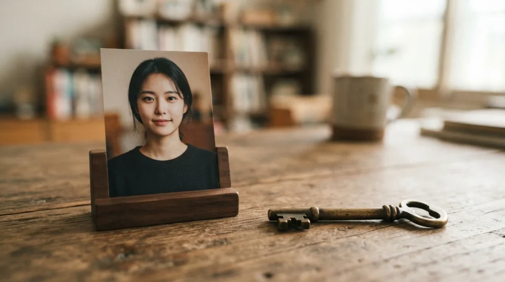 인물 사진과 열쇠 소품으로 설명하는 워드프레스 Helpful Content란 조건