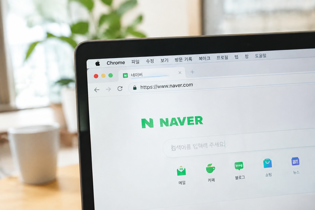 SSL 인증서가 적용된 안전한 웹사이트 주소창