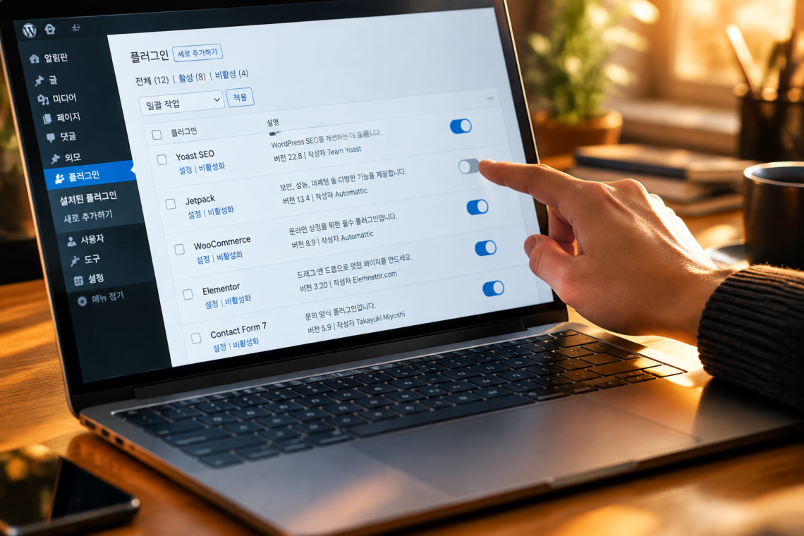 워드프레스 느릴 때, 플러그인보다 테마 용량 먼저 봐야 할까