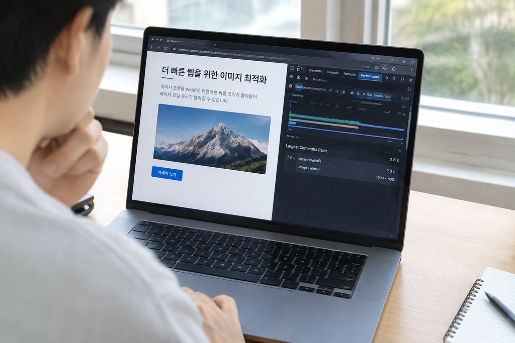 새로고침을 반복해도 그대로인 체감 속도